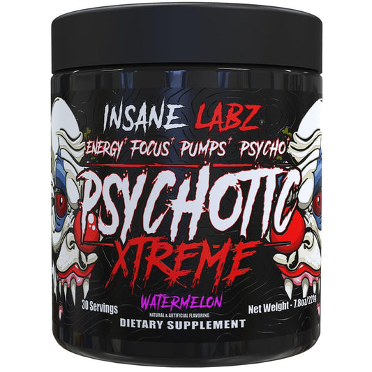 Insane Labz Psychotic Xtreme Pre Workout Powder, 9.2 Ounce