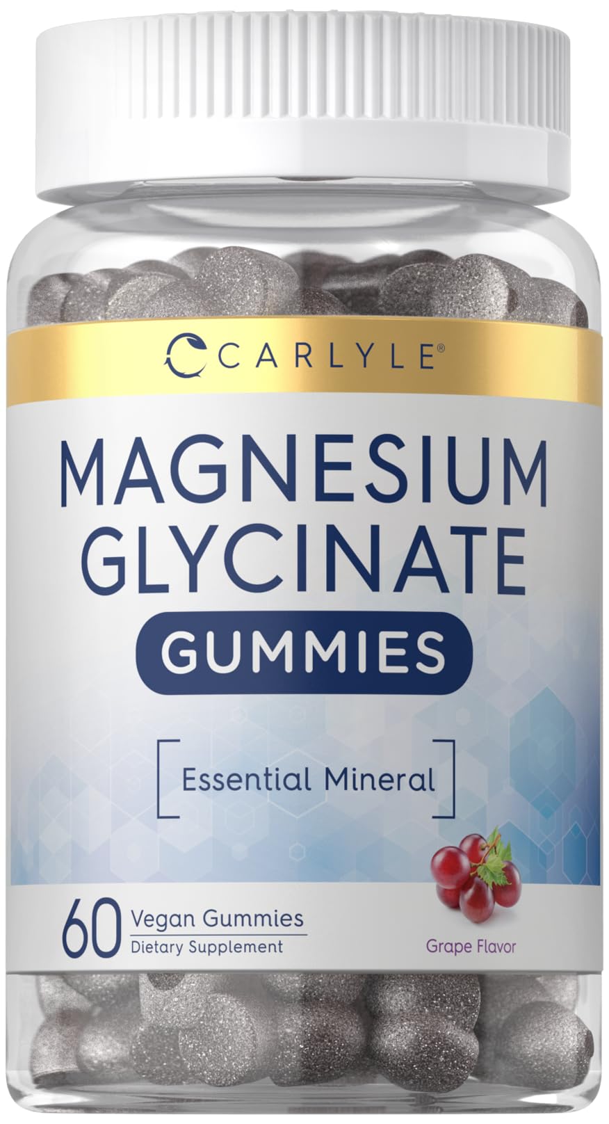 Carlyle Magnesium Glycinate Gummies, 60 Count