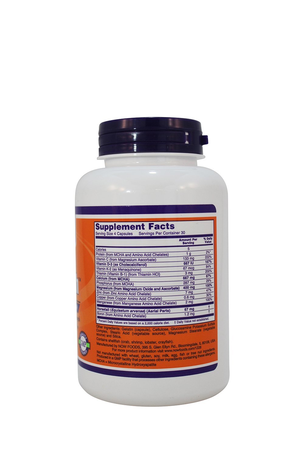 NOW Foods Bone Strength Capsules, 240 Capsules