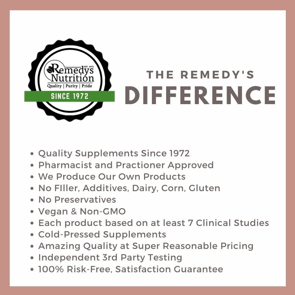 Remedy’s Nutrition Chanca Piedra 1000 mg 60 Capsules