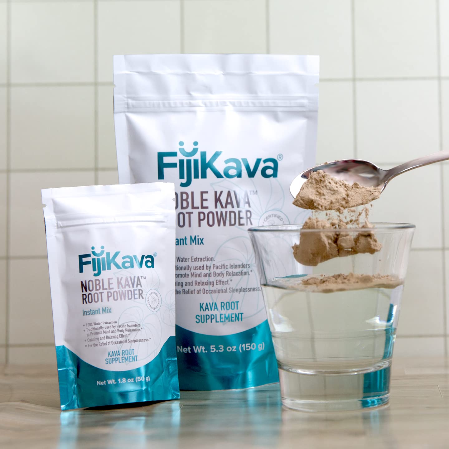 FijiKava Instant Kava Kava Powder 500g, 17.64 oz