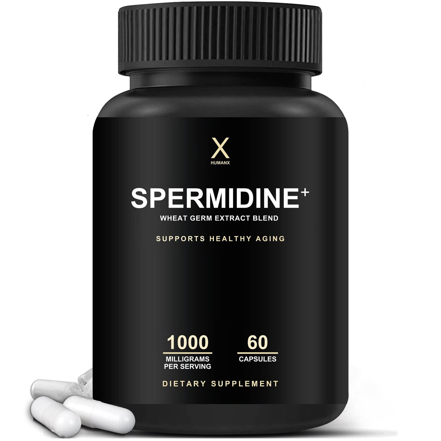 HUMANX Spermidine+ Capsules, 60 Count