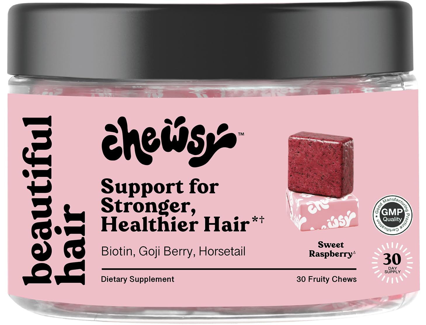 CHEWSY Beautiful Hair Chewable, 30 Count