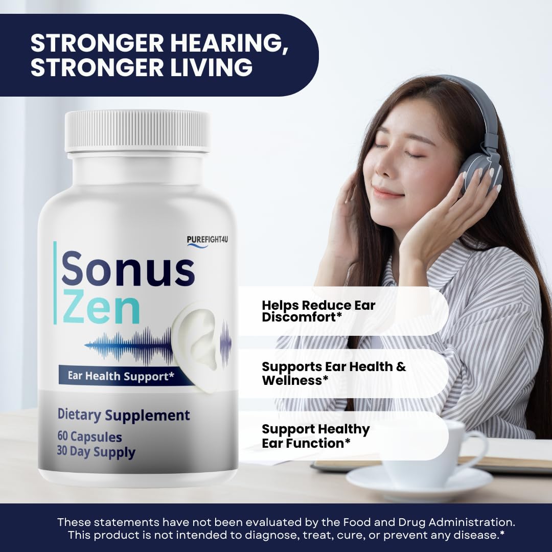 PureFight4U SonusZen Capsule, 60 Count
