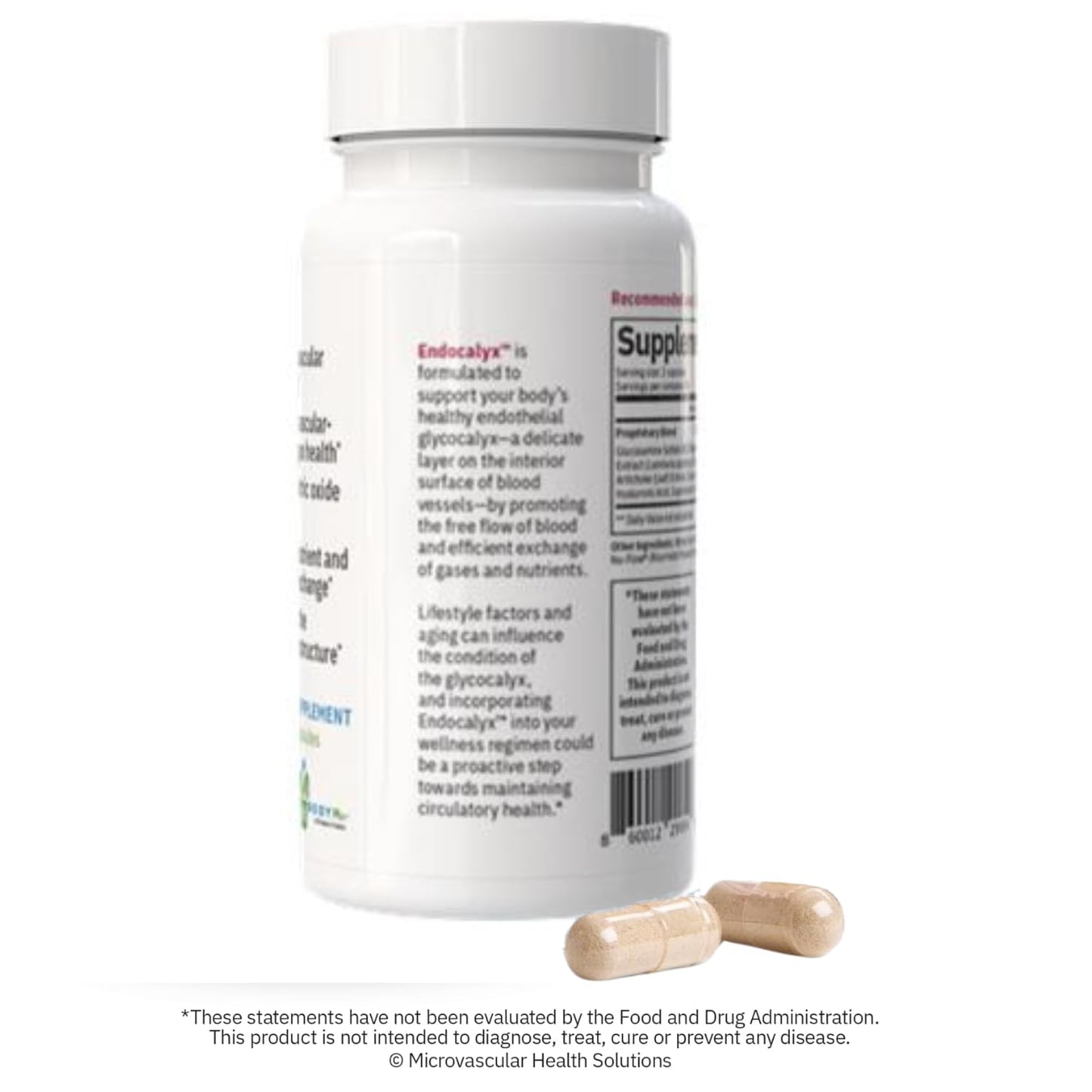 MYBODYRX Endocalyx Supplement - Endothelial Glycocalyx Support Capsules 60 Count