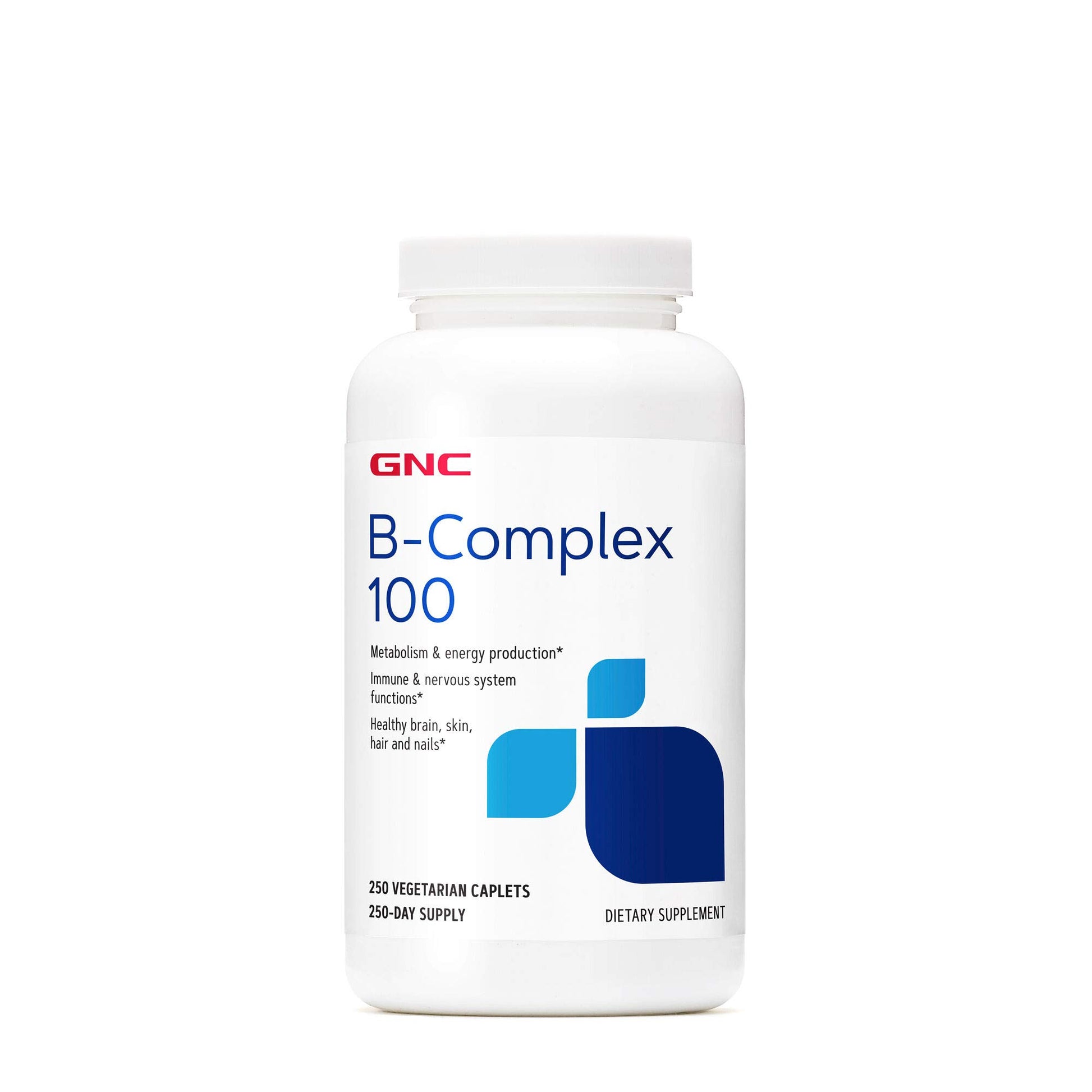 GNC Vitamin B Complex 100 Caplets 250
