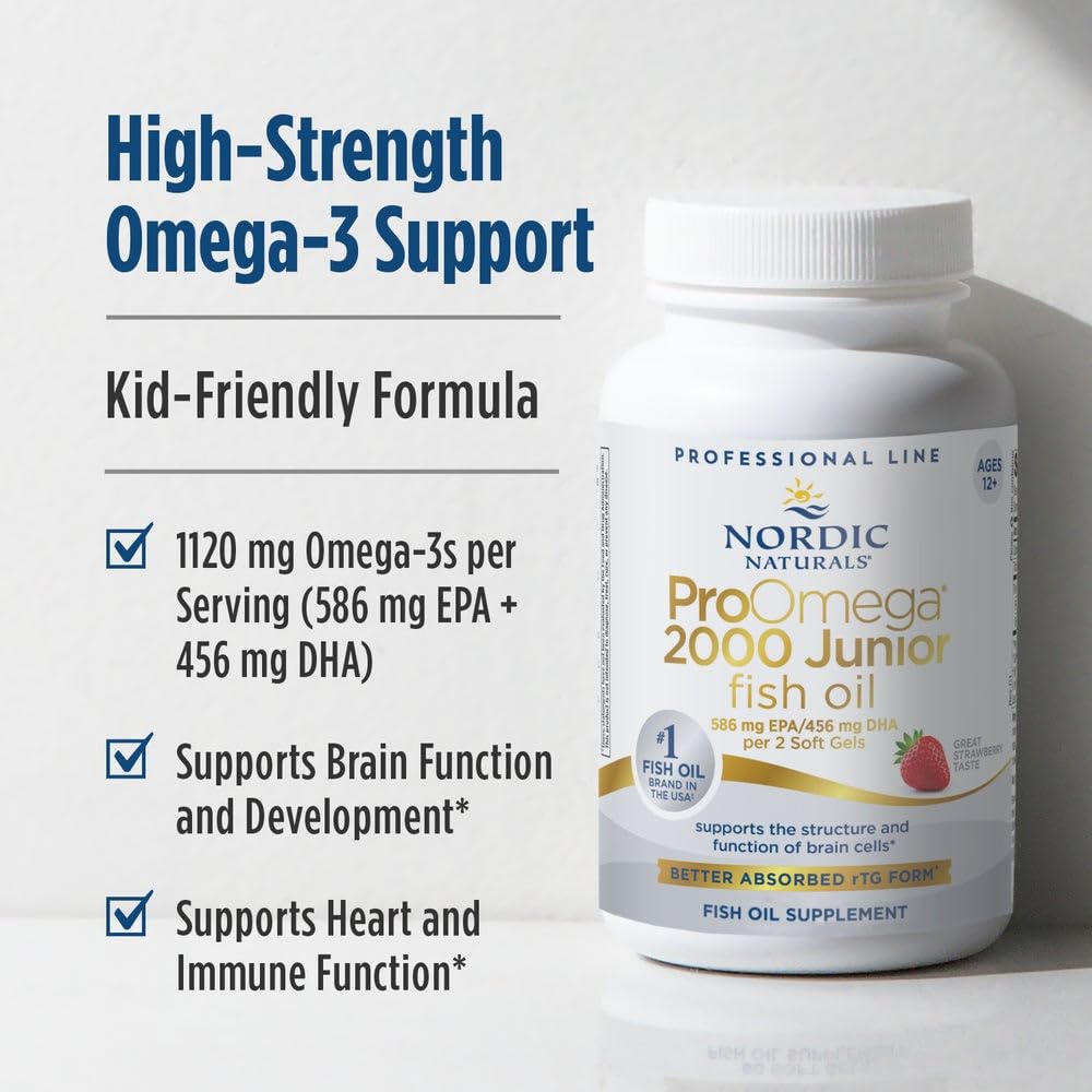 Nordic Naturals ProOmega 2000 Jr. Softgel, 60-count