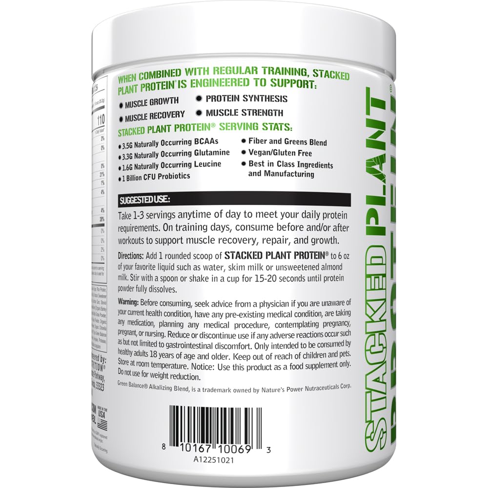 Evlution Stacked Plant Protein Powder Pack of 2