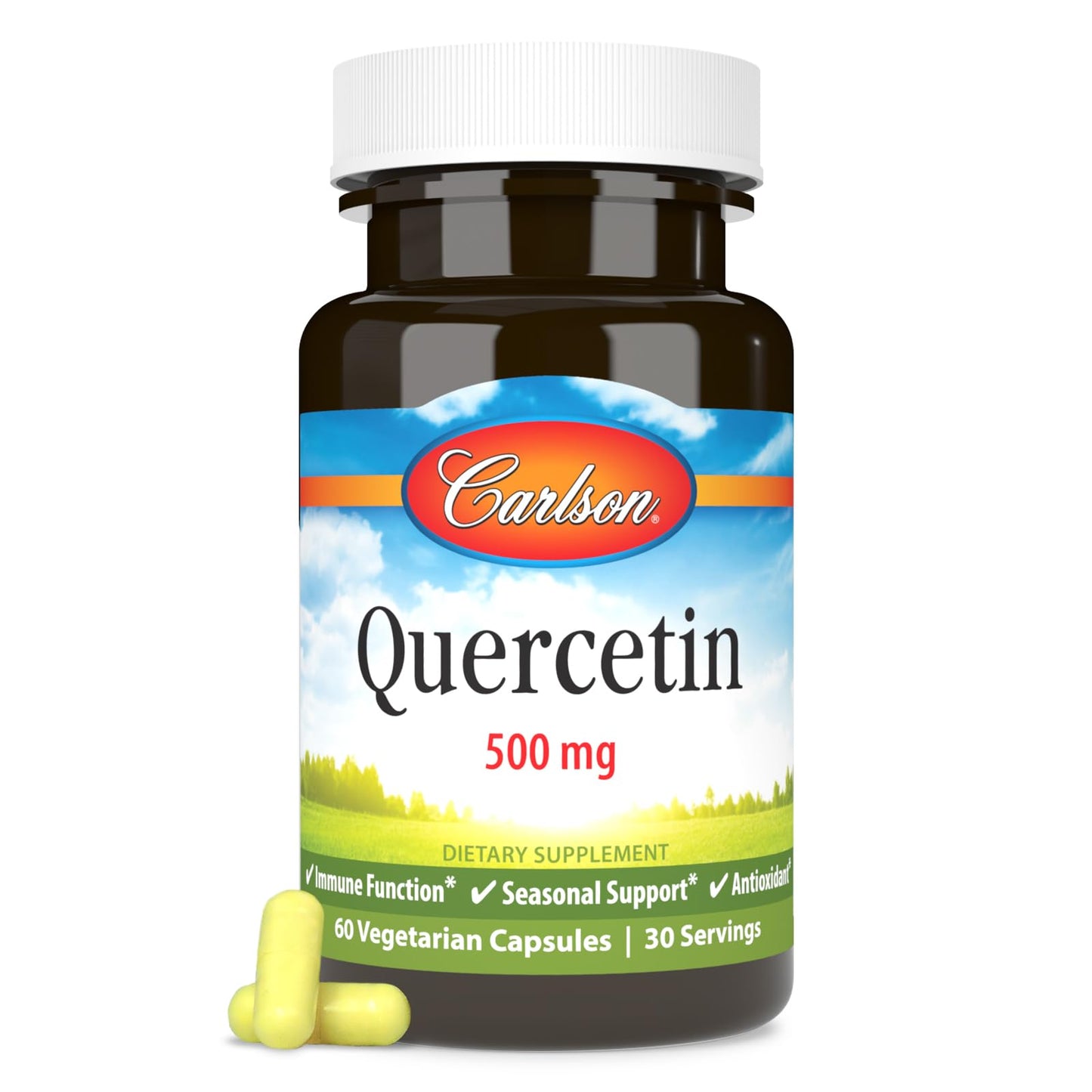 Carlson Quercetin 500 mg Capsules, 60 Count