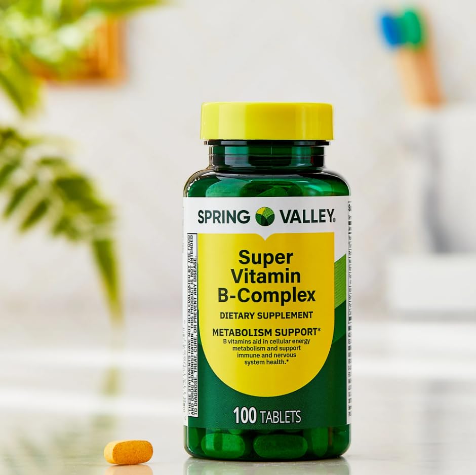 Generic Super Vitamin B-Complex Dietary Supplement Tablets 250