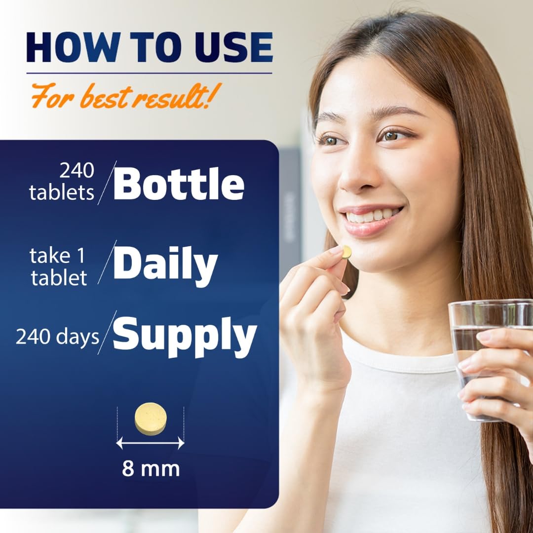 Vitamatic Folic Acid 1000 mcg (1 mg) - Vegetarian Tablets - Vitamin B9, 720 Tablets