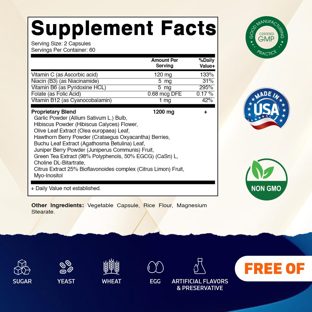 Vitamatic Tinnitus Relief Support Capsule, 120 Count