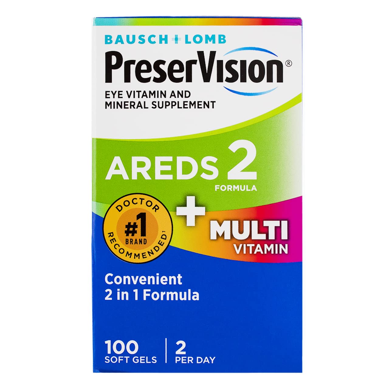 Bausch + Lomb PreserVision Eye Vitamin Mineral Softgel 200