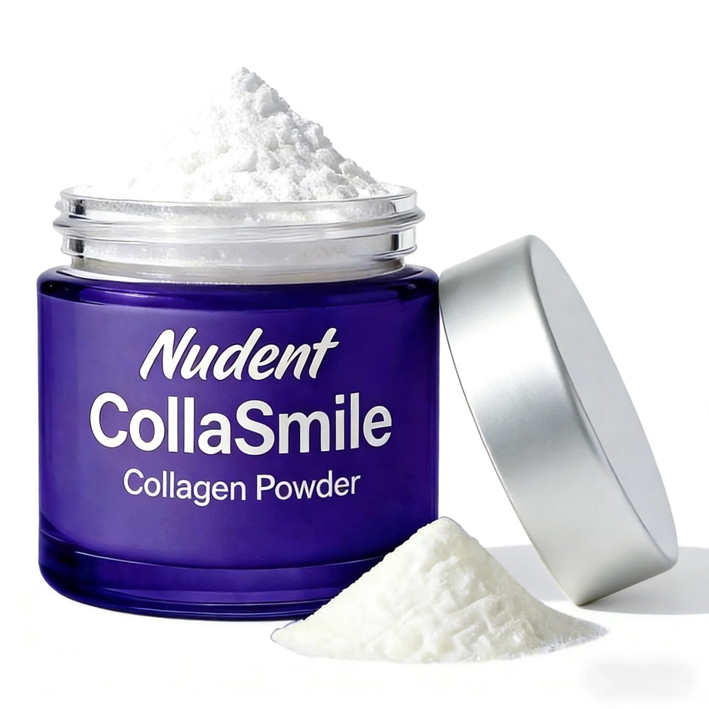 Nudent CollaSmile Collagen Powder for Gums, Enamel Strengthening, Natural Oral Care Formula, Hydroxyapatite Mineral-Infused Collagen Formula 0.11 Ounce