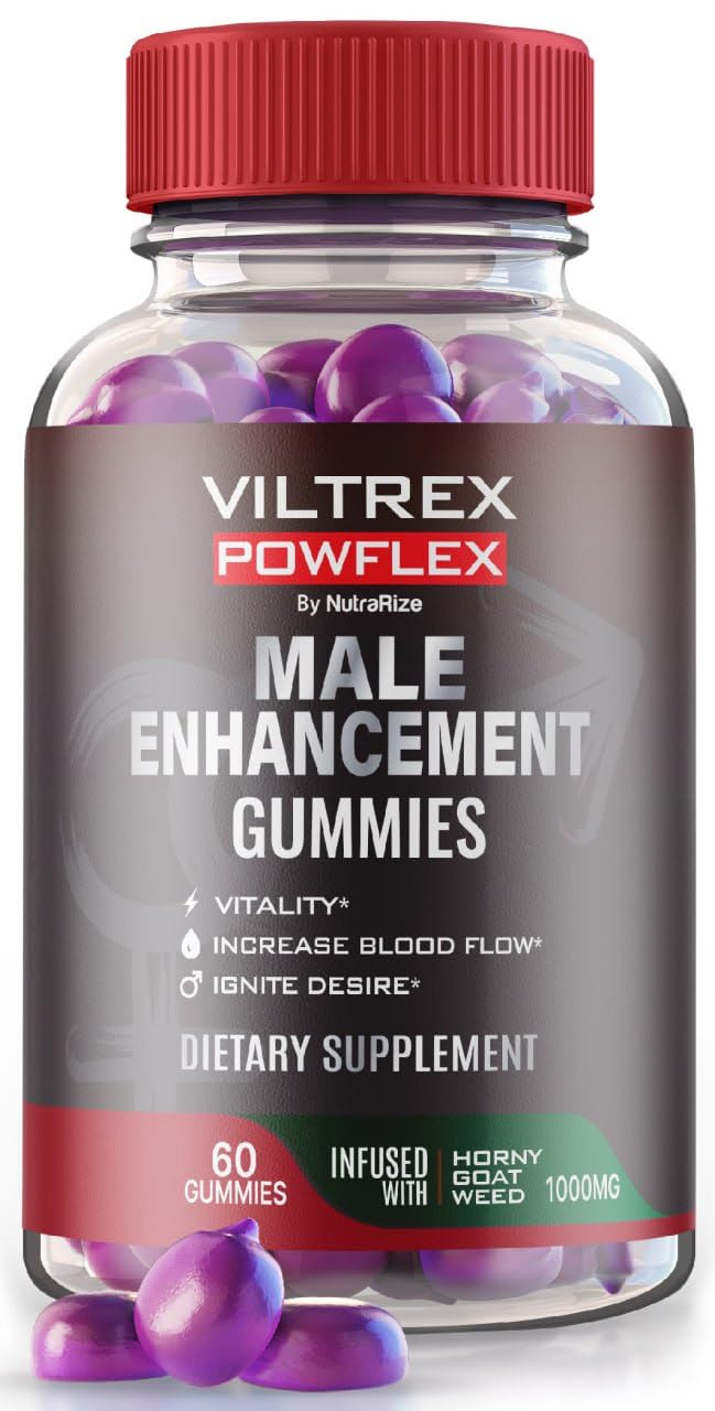 NutraRize Viltrex PowFlex for Men Gummies 60 Count