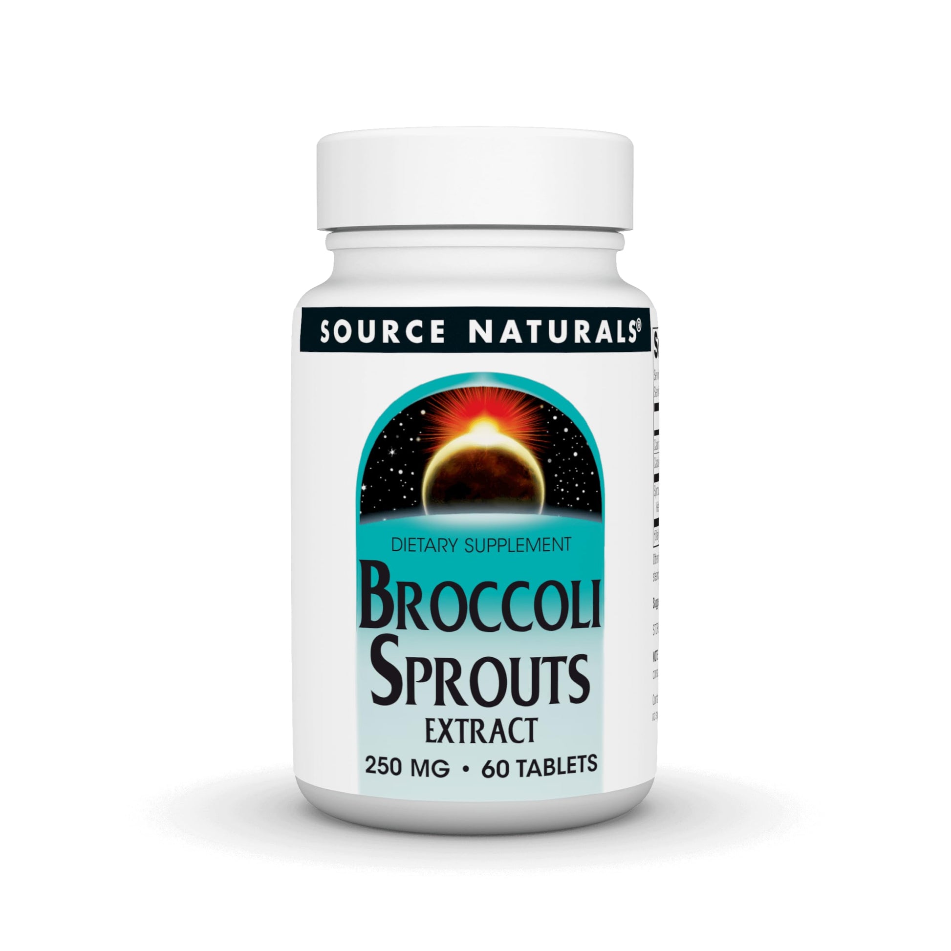 Source Naturals Broccoli Sprouts Extract 250 mg Tablets, 60 Count