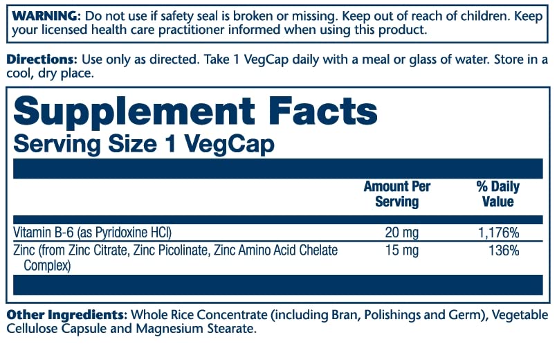Solaray Bio Zinc 15 mg Capsules 200 Count