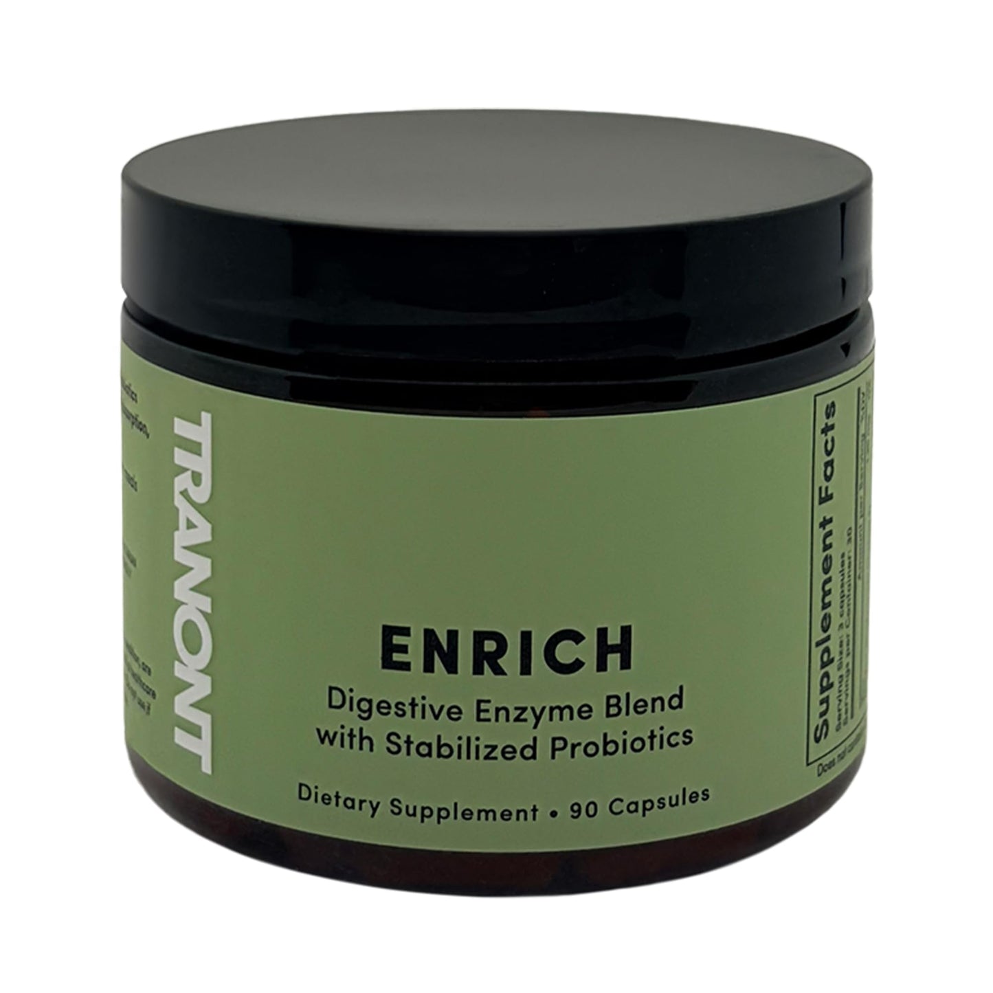 Tranont Enrich Digestive Enzymes with Probiotics & Prebiotics, 90 Capsules