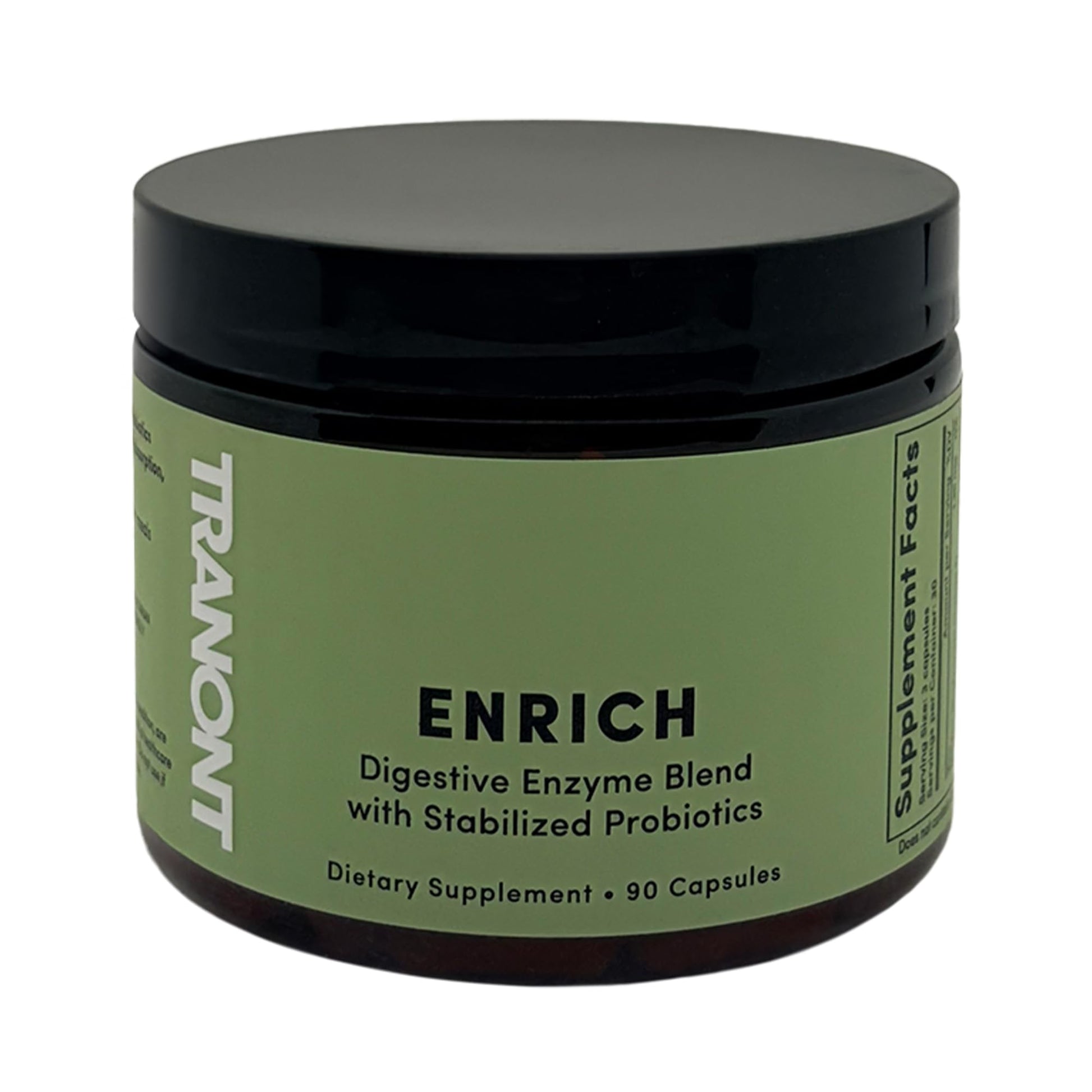 Tranont Enrich Digestive Enzymes with Probiotics & Prebiotics, 90 Capsules