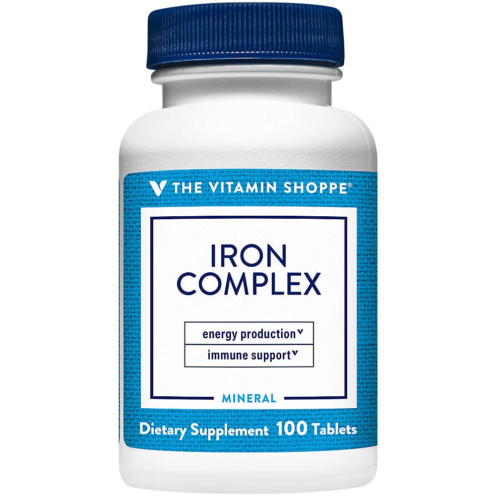 The Vitamin Shoppe Iron Complex 100 Tablets