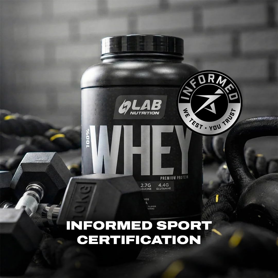LAB NUTRITION GOL Premium 100% Whey Protein Powder, 74 Servings