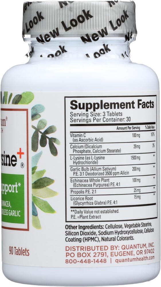 Quantum Health Super Lysine Plus 90 Tablets