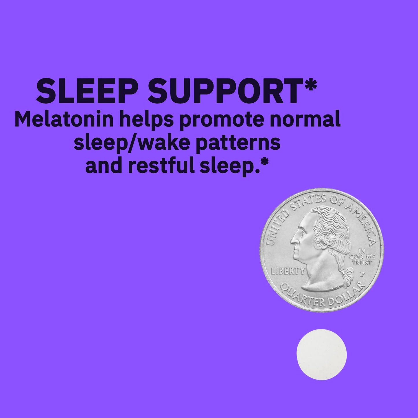 Generic Melatonin 10 mg Extra Strength with Lemon Balm Sleep Support Tablets, 120 Vegetarian Tablets