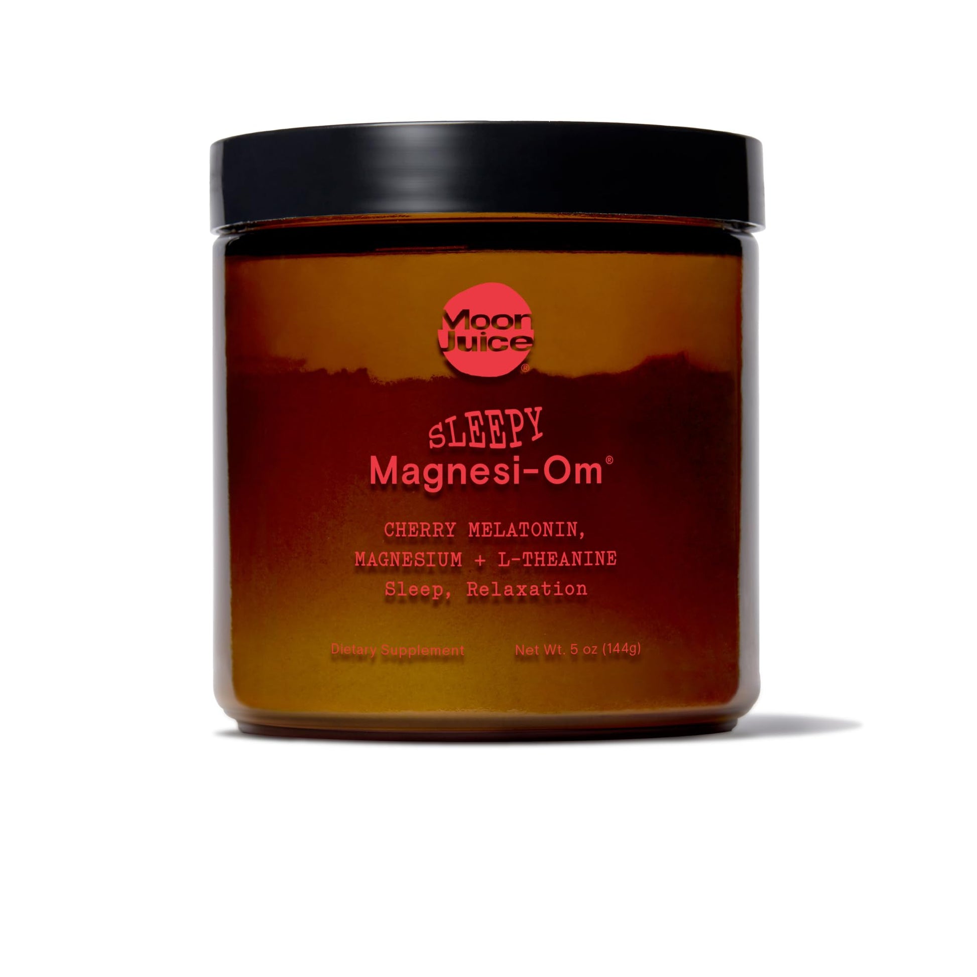 Moon Juice Sleepy Magnesi-Om Magnesium + Melatonin, Cherry Powder 35 Servings