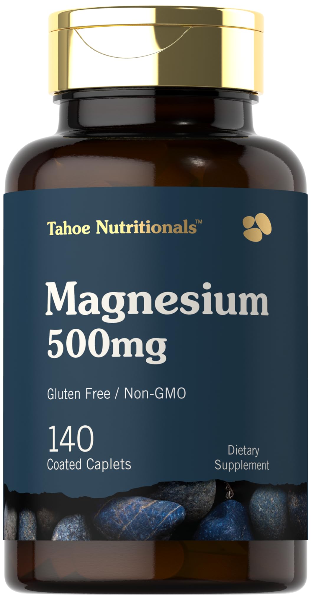 Tahoe Nutritionals Magnesium 500mg Caplets 140 Count