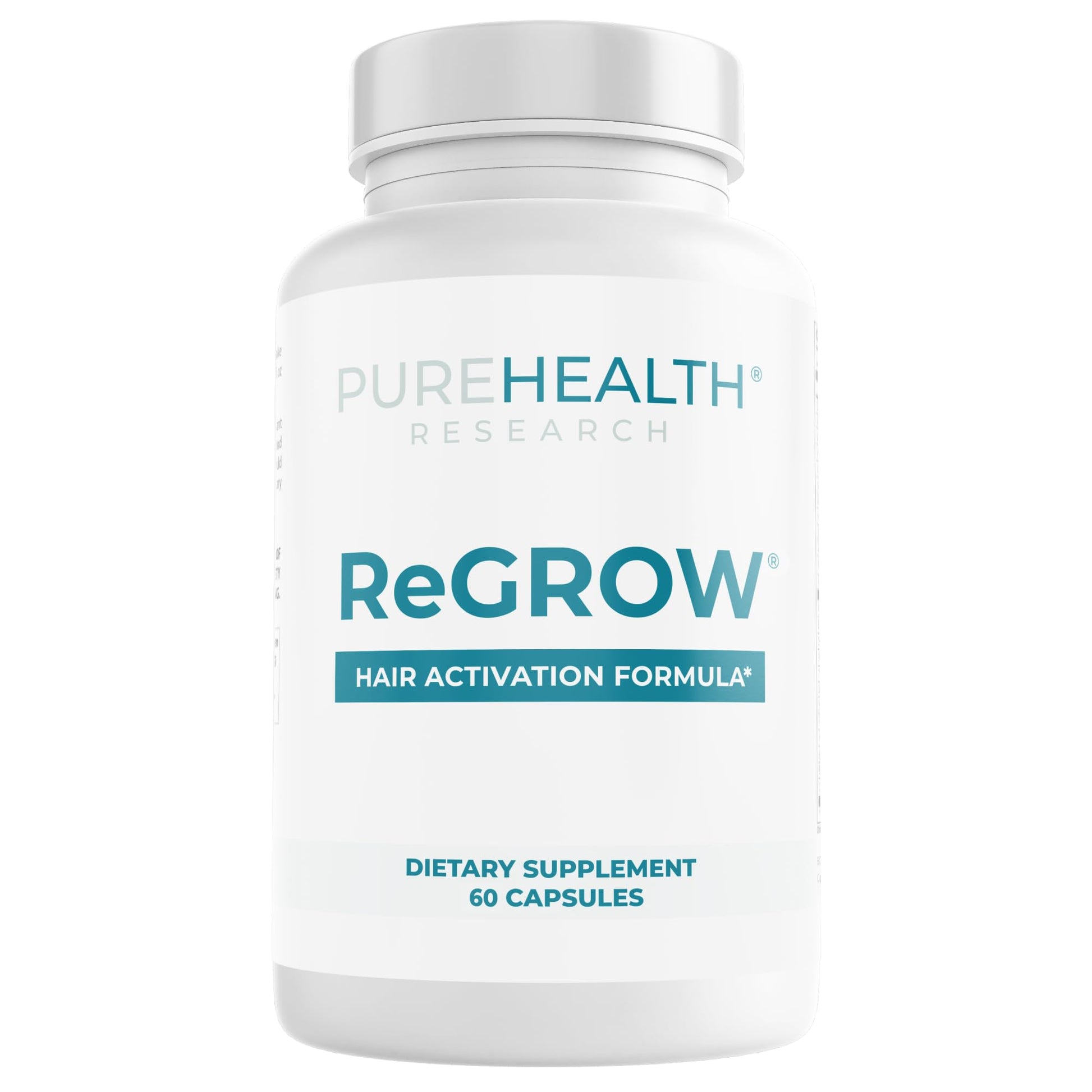PUREHEALTH RESEARCH ReGrow - Hair Supplement for Scalp & Thickness Support Capsule 60 Count
