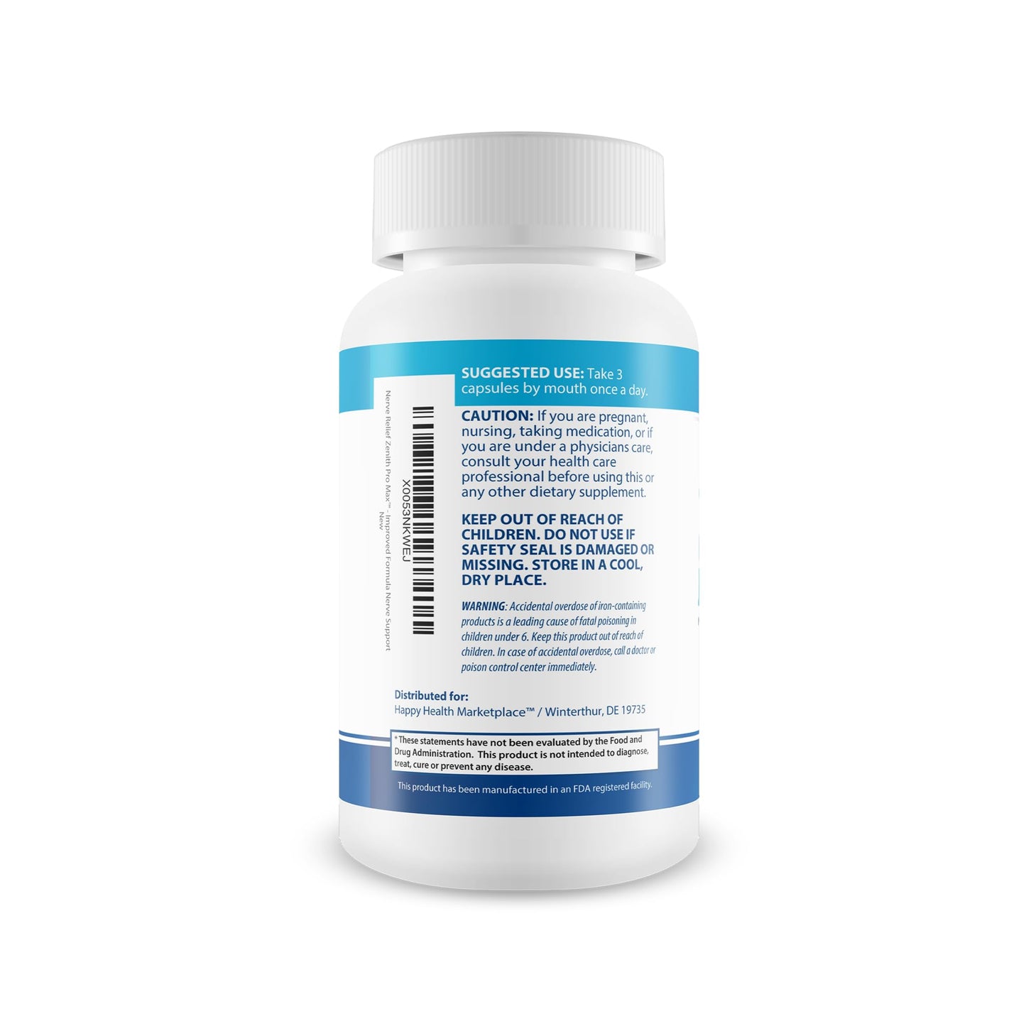 Happy Health Marketplace Nerve Relief Zenith Pro Max Capsule 90 Count