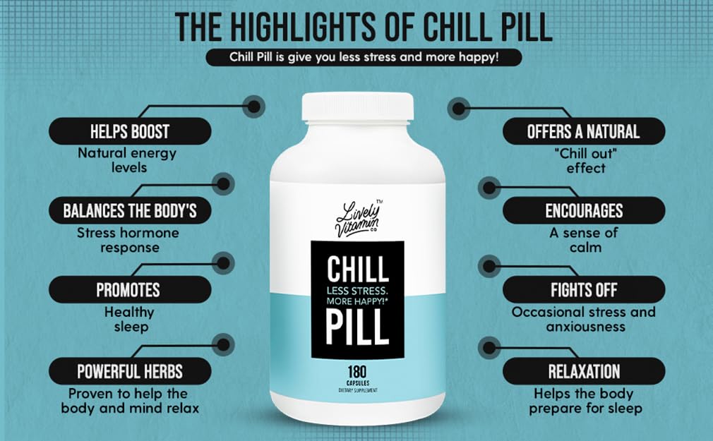 LIVELY VITAMIN CO Chill Pill 90 Capsules