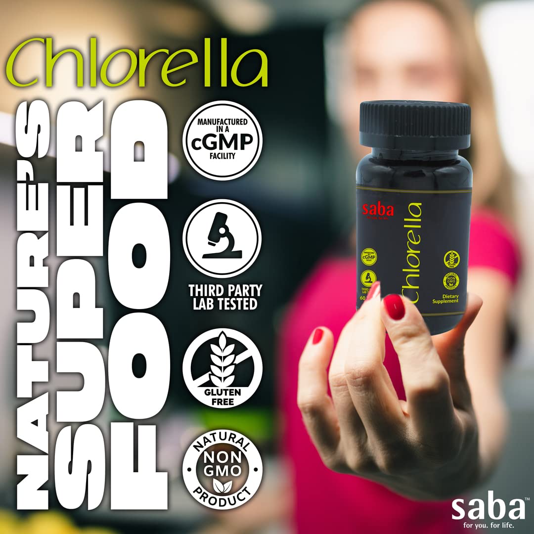 Saba Chlorella Tablets 60