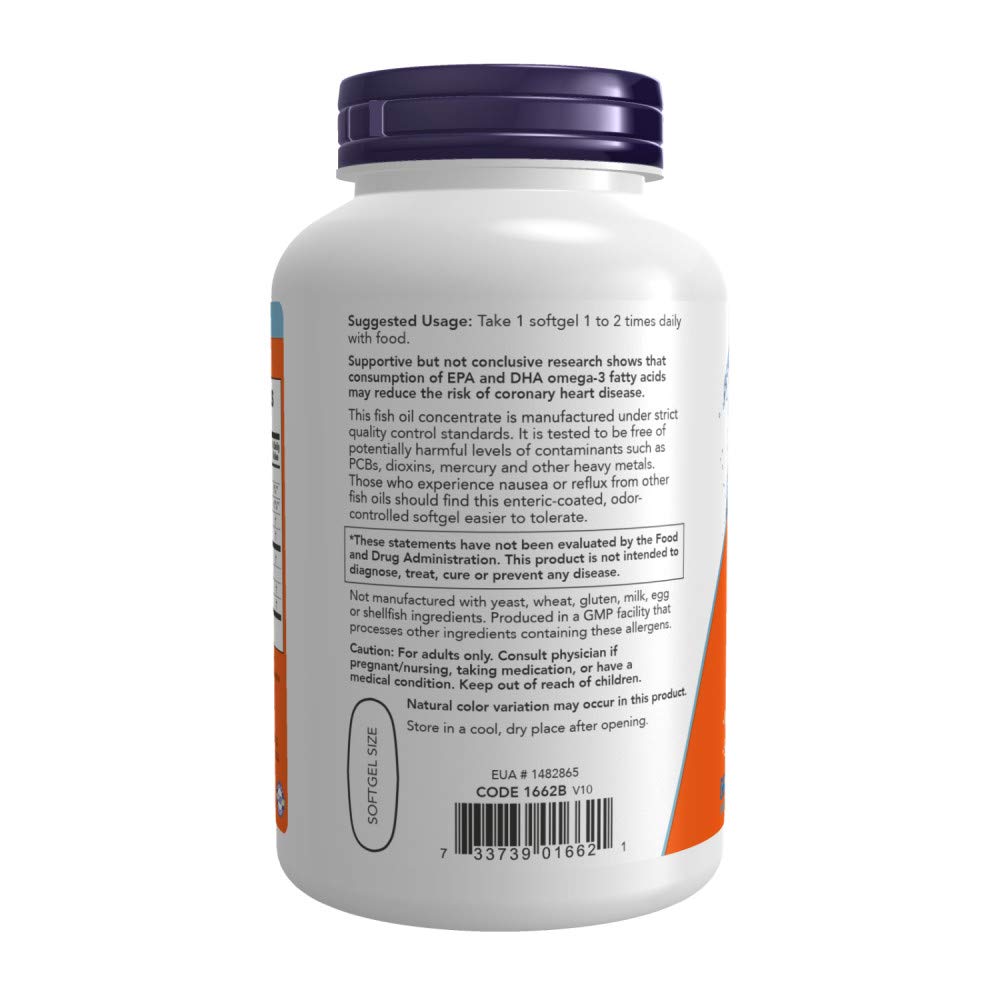 NOW Foods Ultra Omega-3 500 EPA/250 DHA Softgels 180
