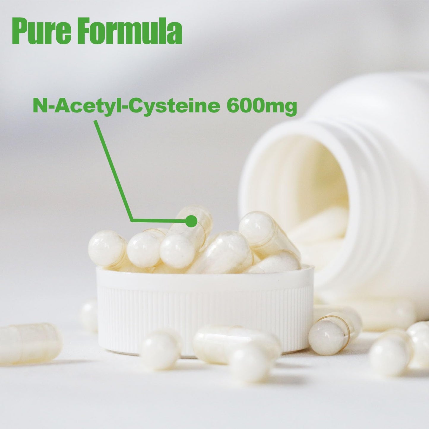 Novafun N-Acetyl Cysteine (NAC) 600mg Capsules, 60 Count