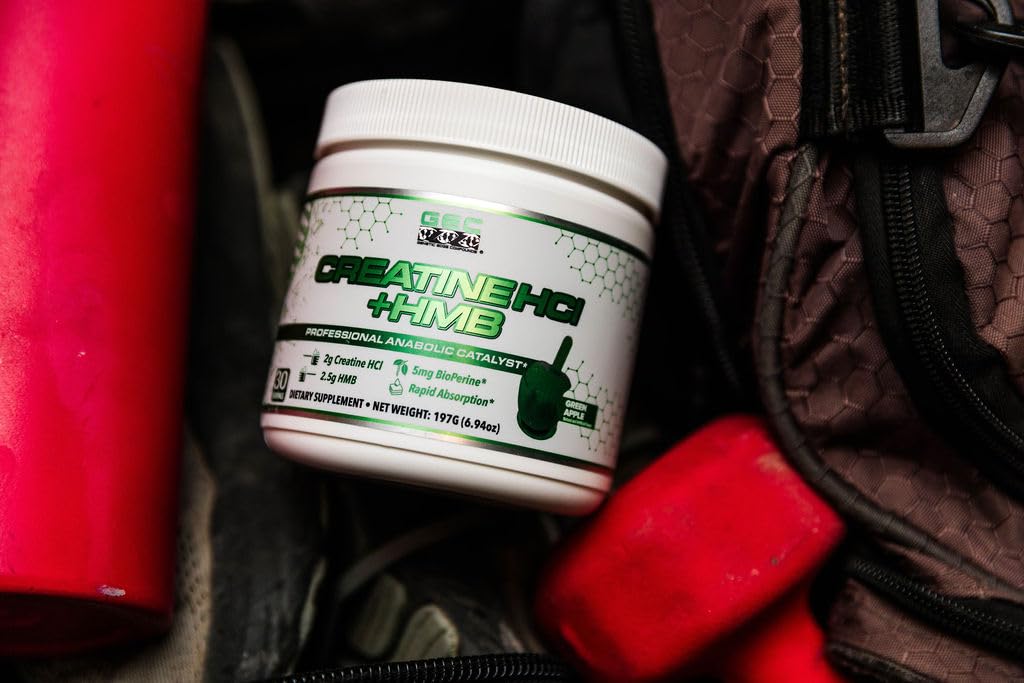 Genetic Edge Compounds Creatine HCl + HMB for Athletes – Performance & Recovery Formula – Powder, 6.94 oz