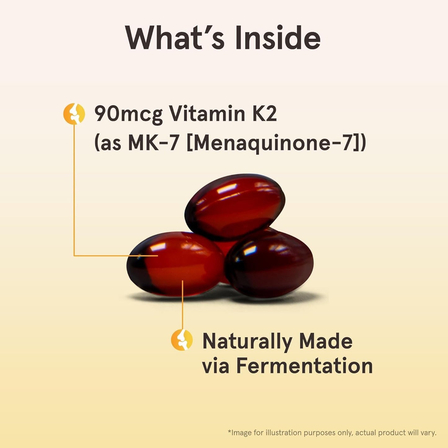 Jarrow Formulas MK-7 90 mcg Vitamin K2 Softgels, 240 Count