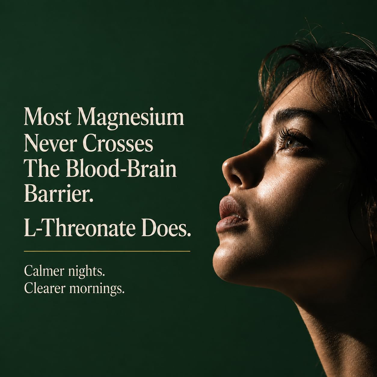 Plus+Ultra Magnesium L-Threonate with Apigenin, Valerian Root & L-Theanine, 60 Capsules