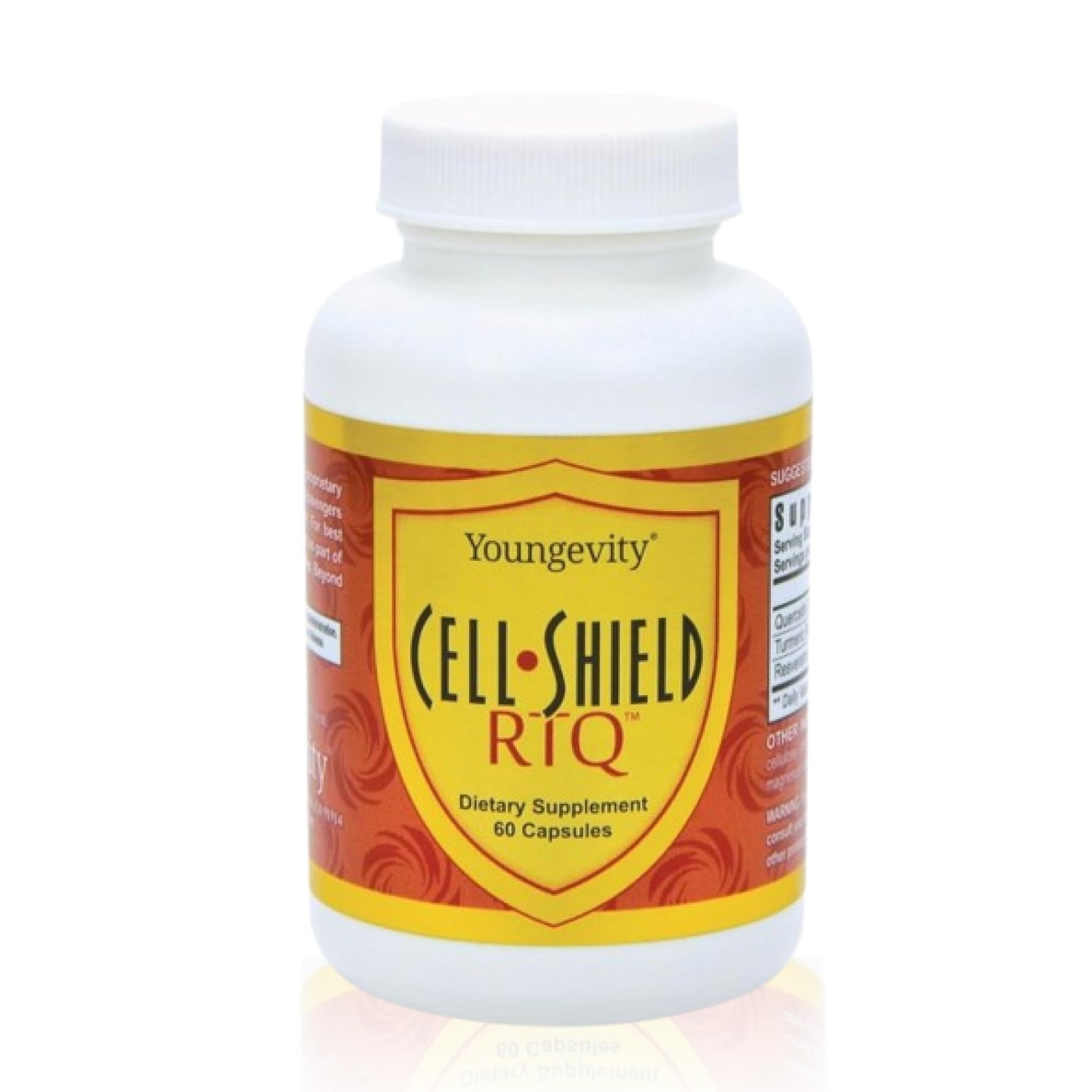 Youngevity Resveratrol Turmeric Quercetin RTQ Cell Shield 60 Capsules