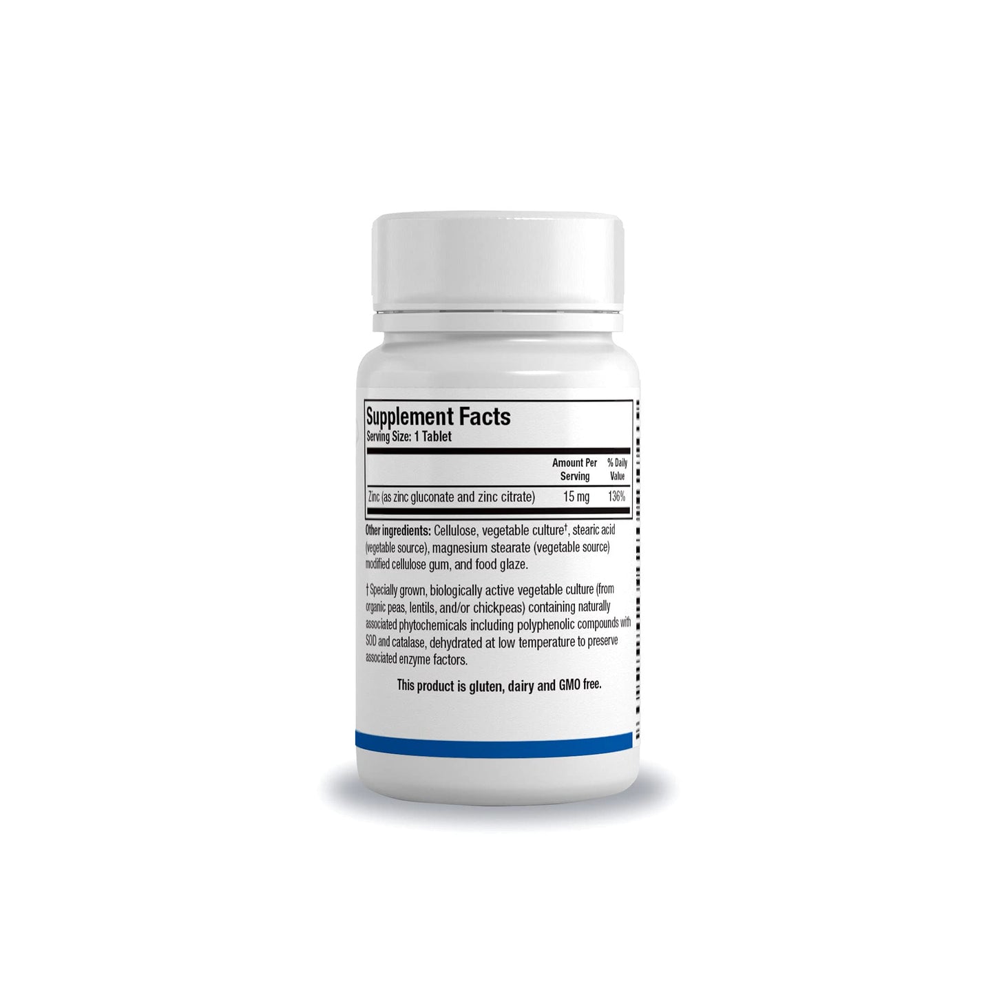 Biotics Research Zn-Zyme 15 mg Zinc, 100 Tablets