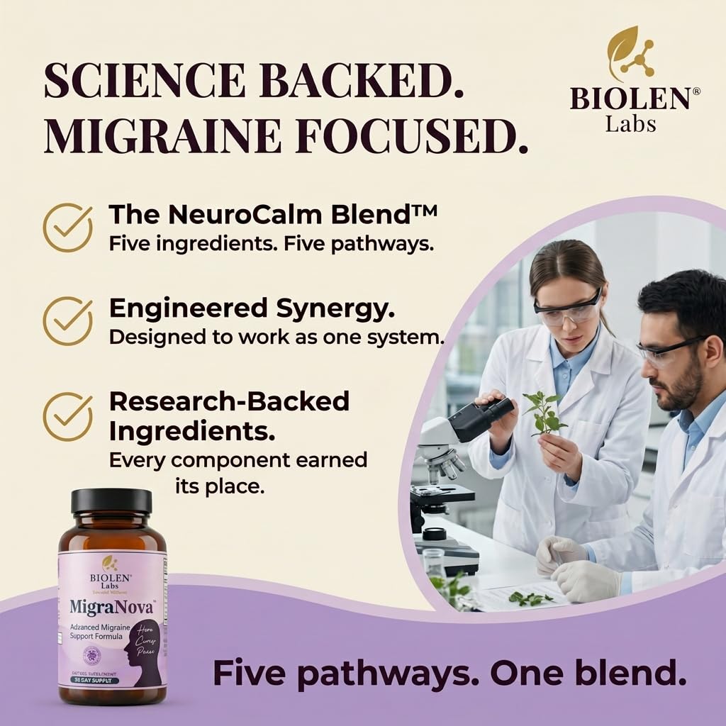 Biolen Labs Elevated Wellness MigraNova 60 Capsules