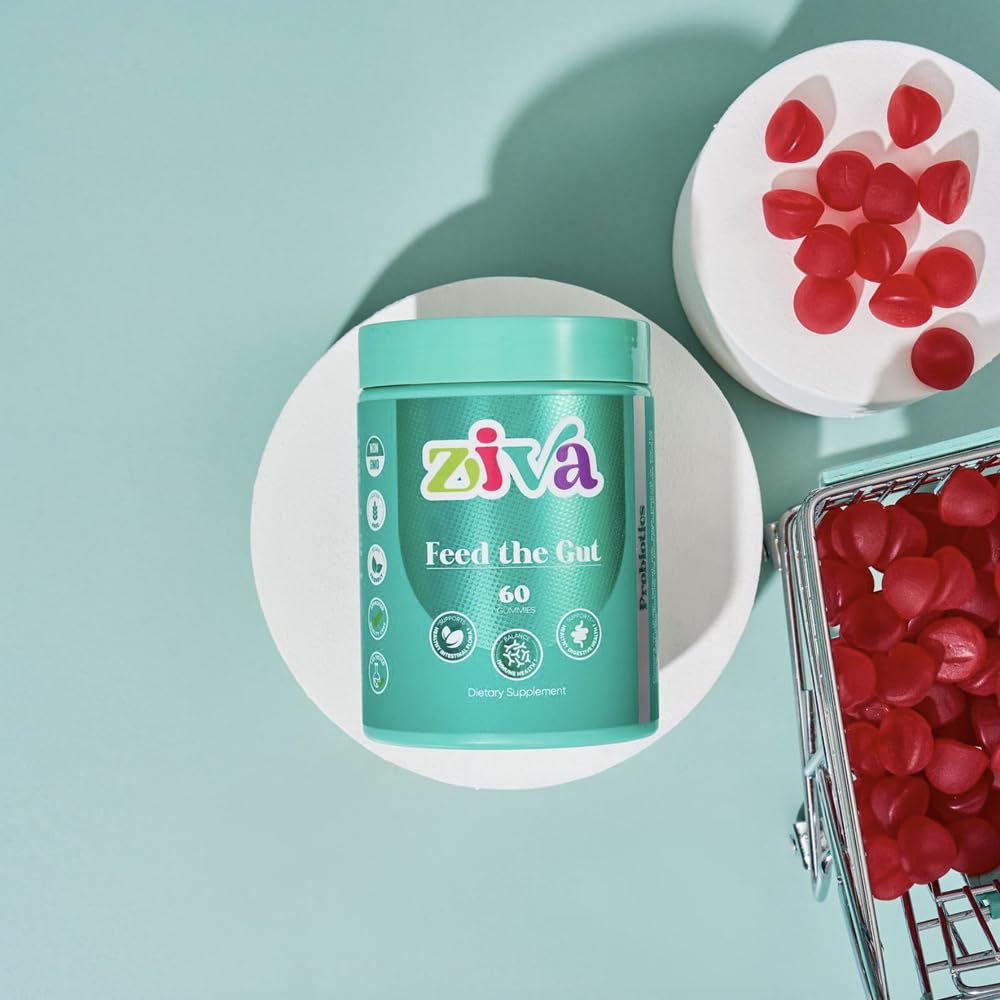 ZIVA Feed The Gut Probiotic 60 Gummies