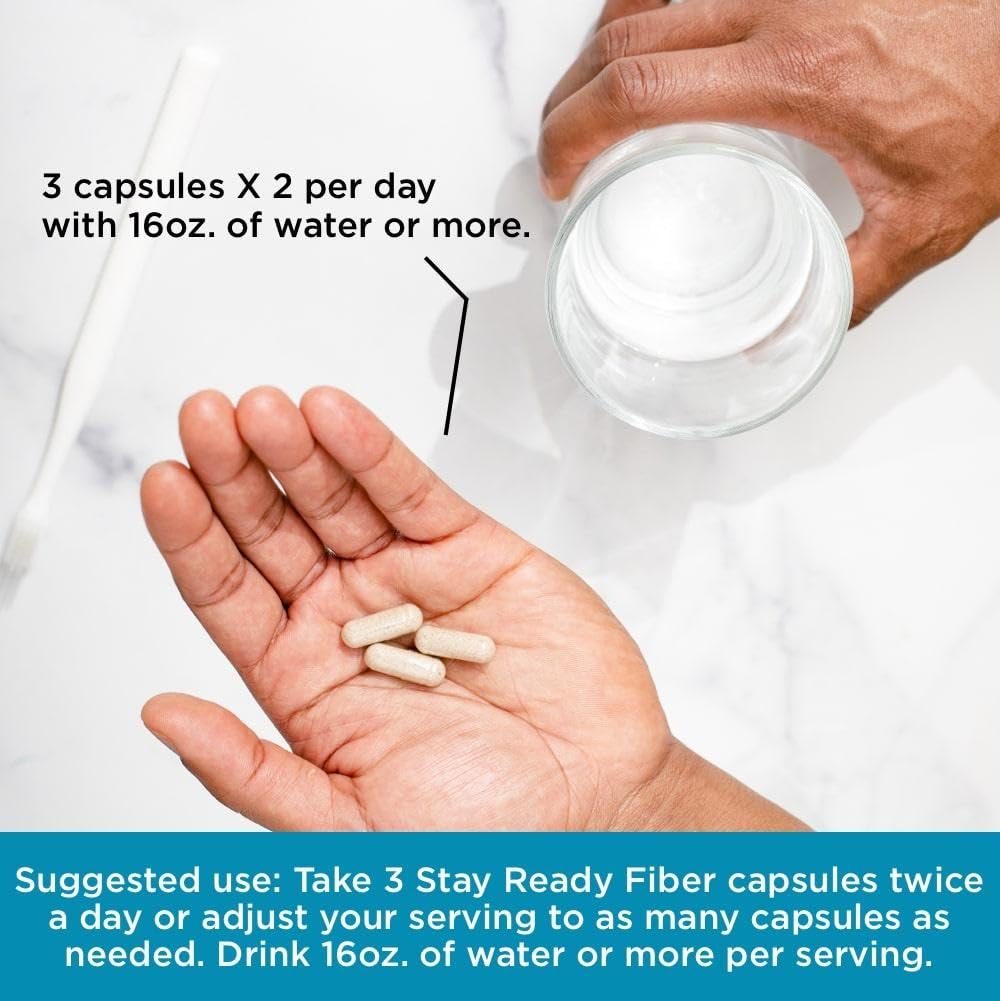 Pure for Men Stay Ready Fiber Supplement Capsules 120