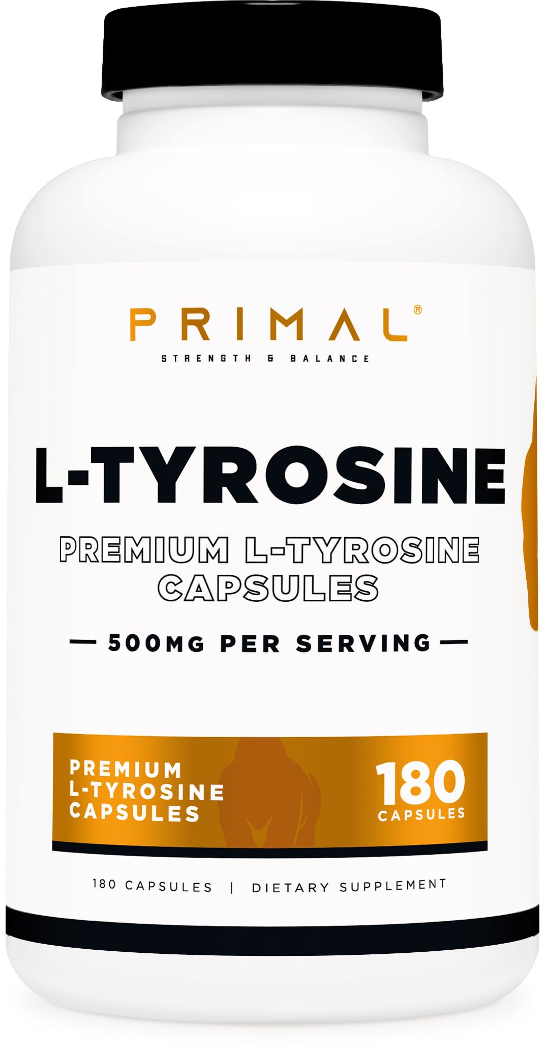 Primal L-Tyrosine 180 Capsules
