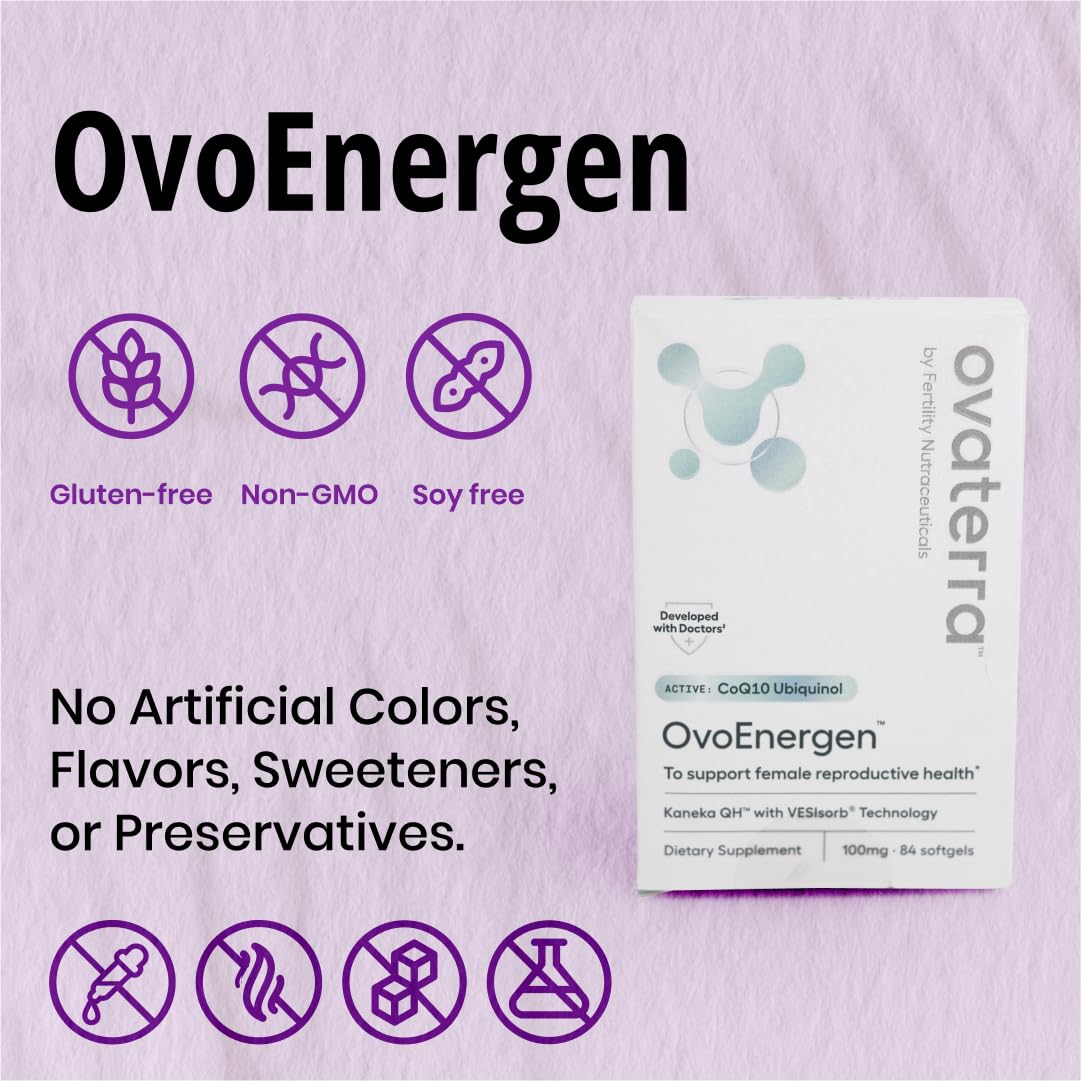 Ovaterra OvoEnergen CoQ10 Softgel 84 Count