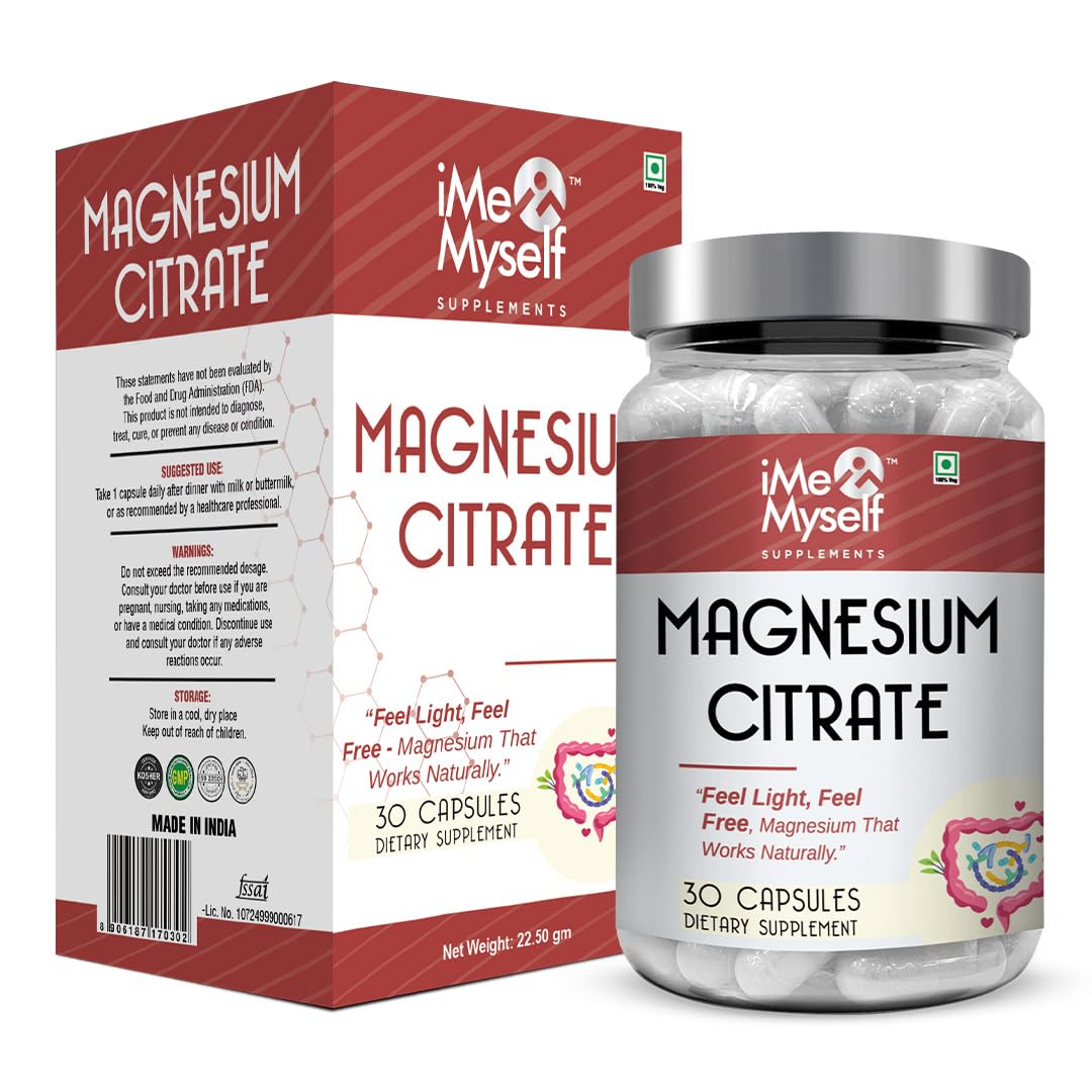 iMeMyself Magnesium Citrate Capsules 30 Count