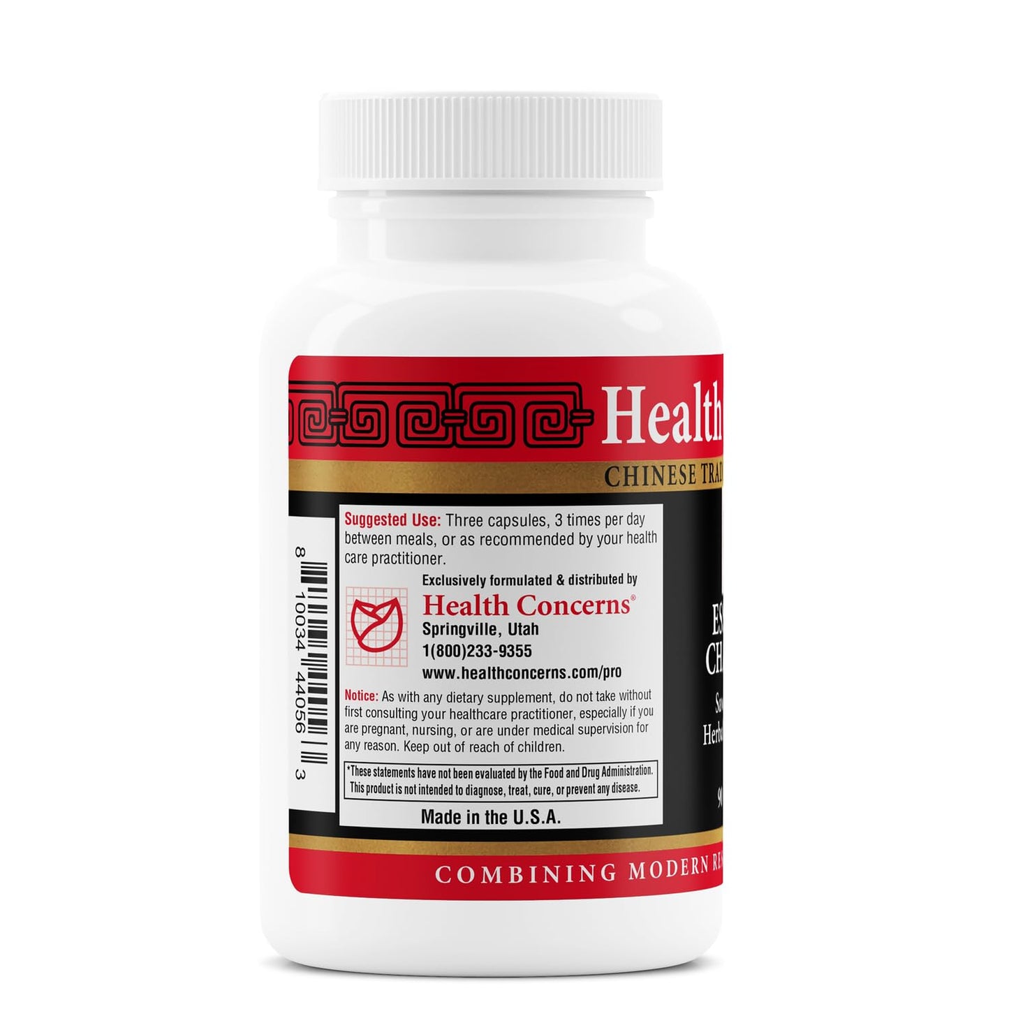 Health Concerns Essence Chamber Prostate & Urinary Tract Support Saw Palmetto, Uva Ursi & Pumpkin Seed Traditional Chinese Herbal Formula Detox Supplement 90 Capsules