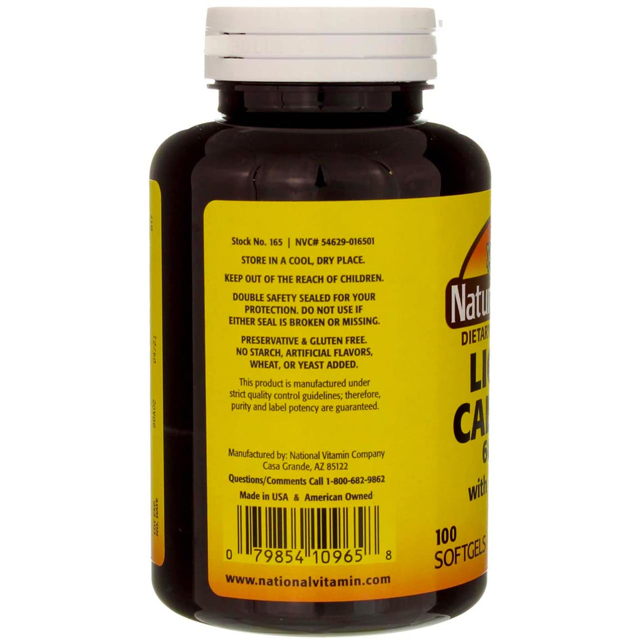 Nature's Blend Liquid Calcium 600mg with D-3 Softgels, 2-Pack
