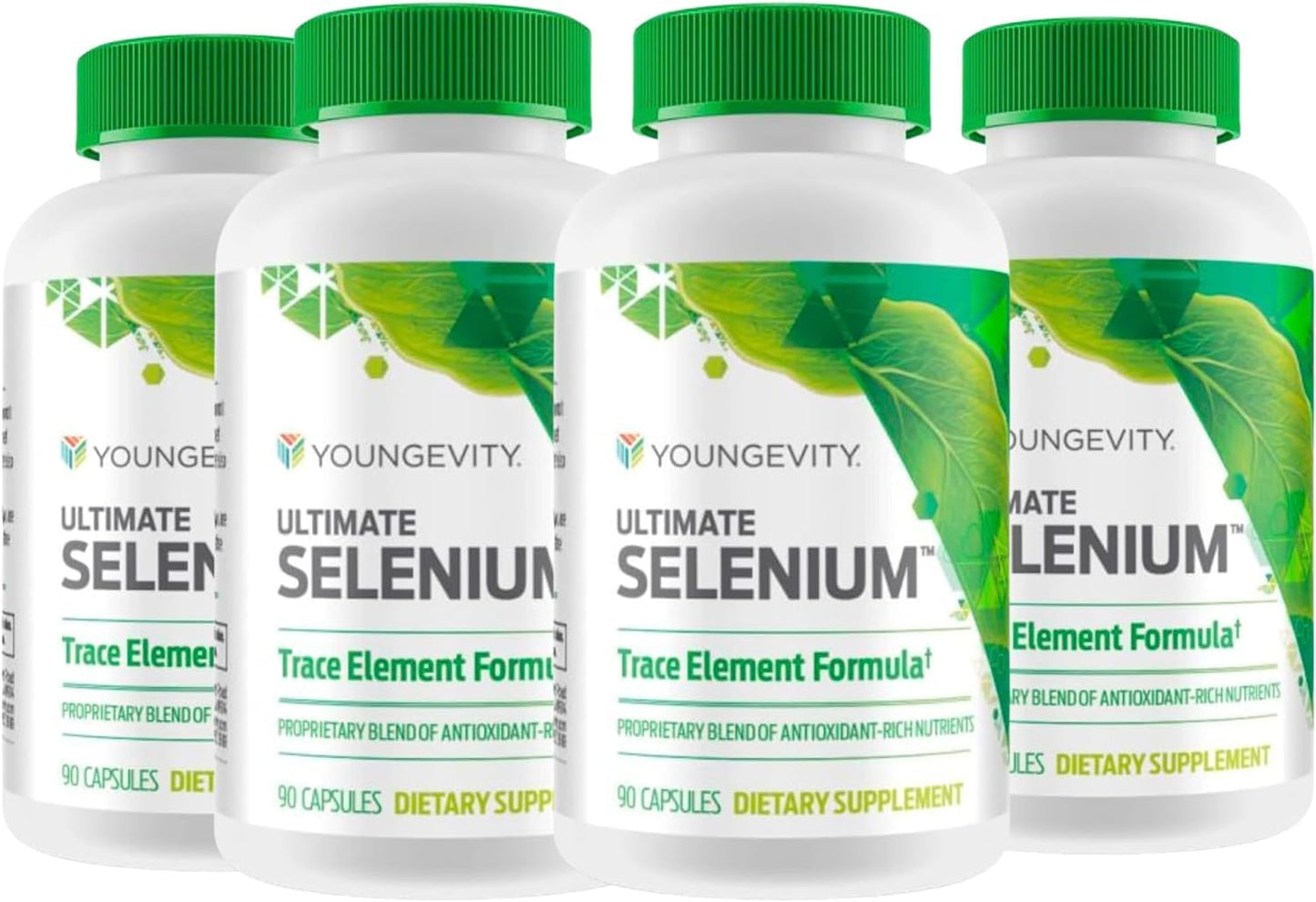 Youngevity Ultimate Selenium 100 mcg Capsules 4 Bottles 90 Capsules Each