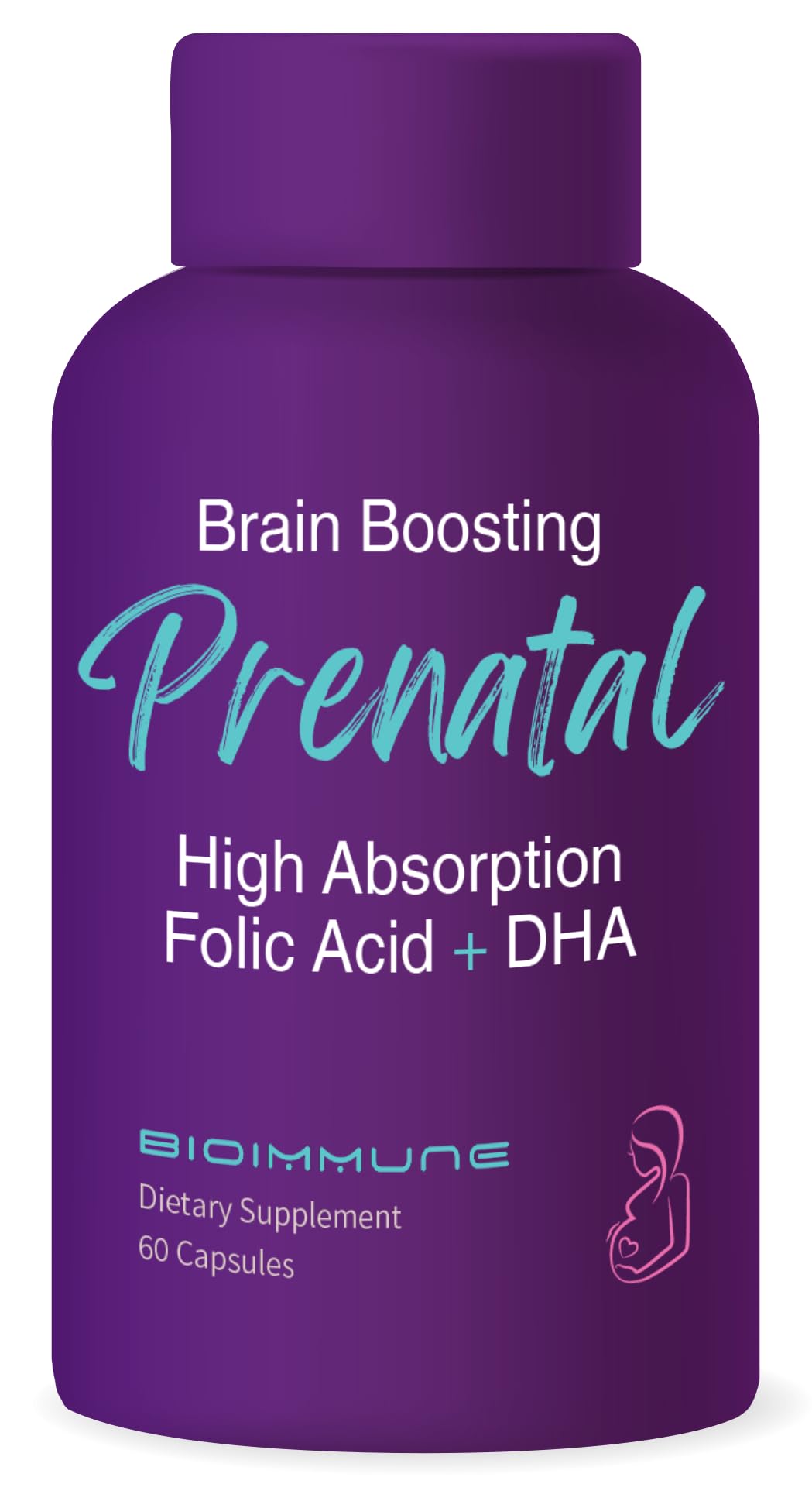 BioImmune Ultra Strength Bio-Available Prenatal Vitamins Capsule 60 Count
